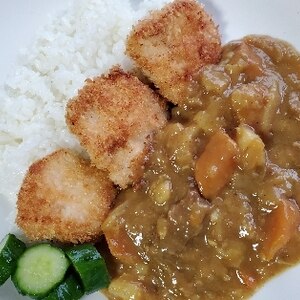 お家でゴーゴーカレー！（チキンカツ）